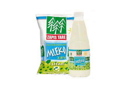 Zapis Tare, mleko i jogurt